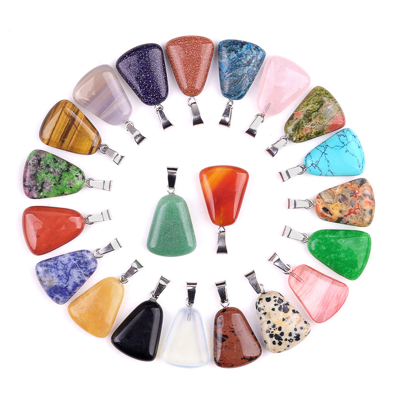 20pcs/ Bag Carving White Cryst - đánh giá và giá Crystal Pendant Necklace Natural Stone