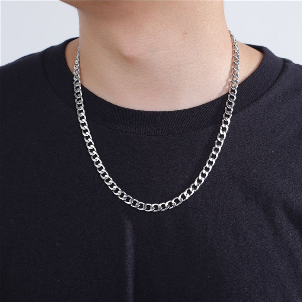Dây chuyền nam bằng thép không - đánh giá và giá Cuban Link Chain 12Mm