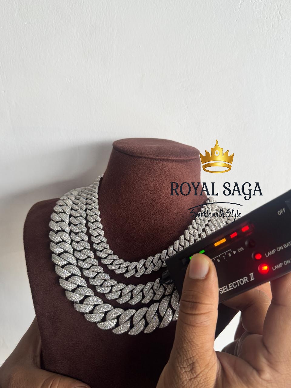 Custom 12mm/15mm/18mm 925 Silv - đánh giá và giá Cuban Link Chain 12Mm
