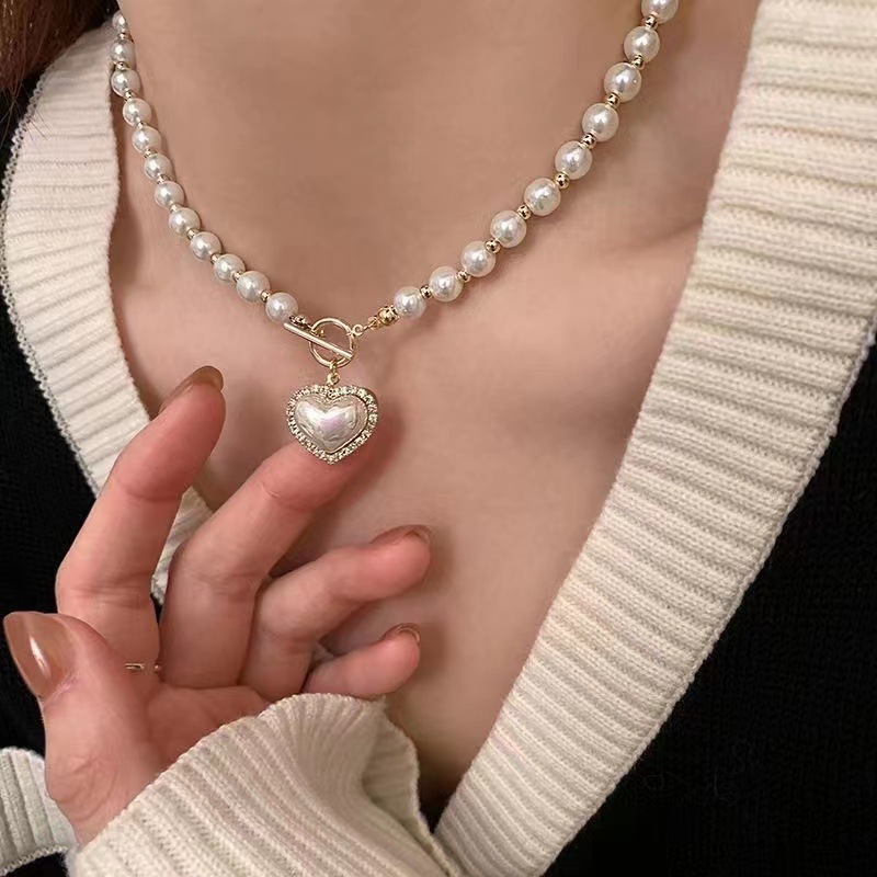 New Vintage Imitation Pearl Ch - đánh giá và giá Pearl Choker Necklace Vintage