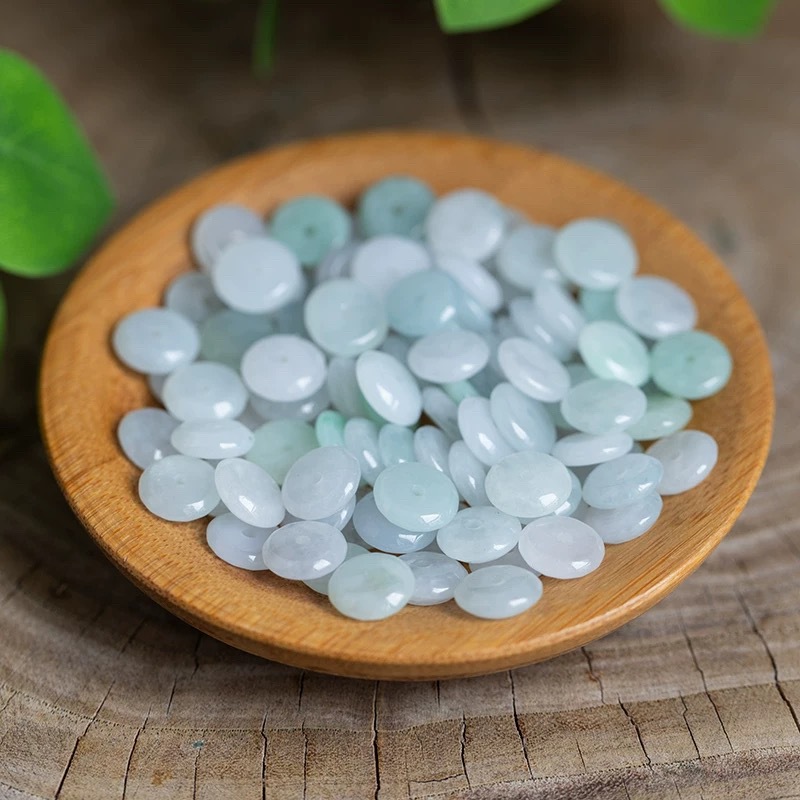 10pcs Natural Emerald White Ja - đánh giá và giá Bracelets