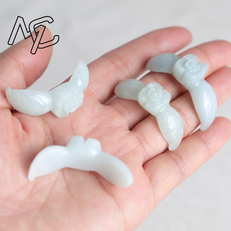 2PC Natural White Jadeite Jade - đánh giá và giá Earrings