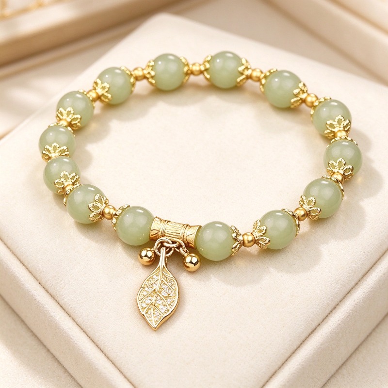 Chinese Style Gold Leaf Jade B - đánh giá và giá Bracelets