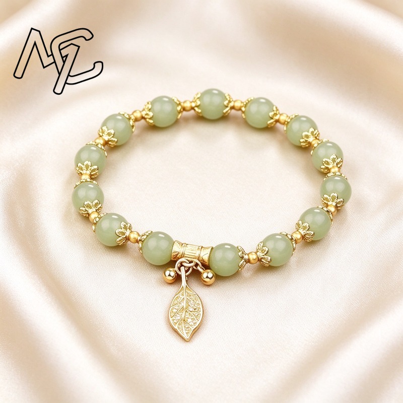Chinese Style Gold Leaf Jade B - đánh giá và giá Bracelets