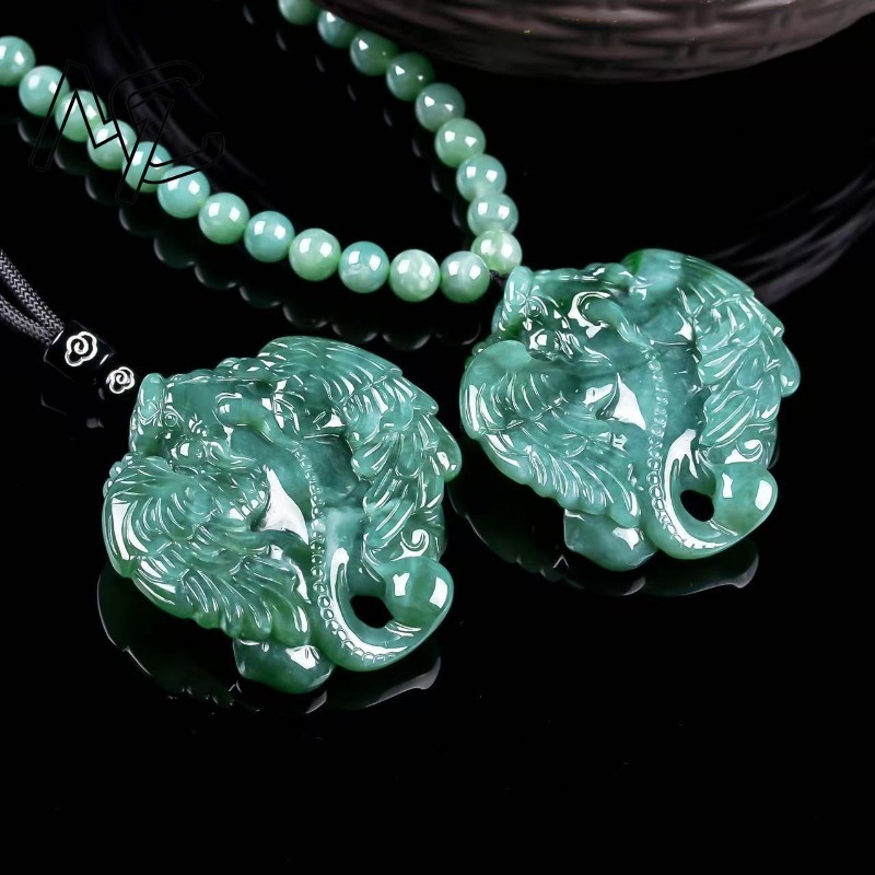 Natural Real Emerald Blue Wate - đánh giá và giá Necklaces