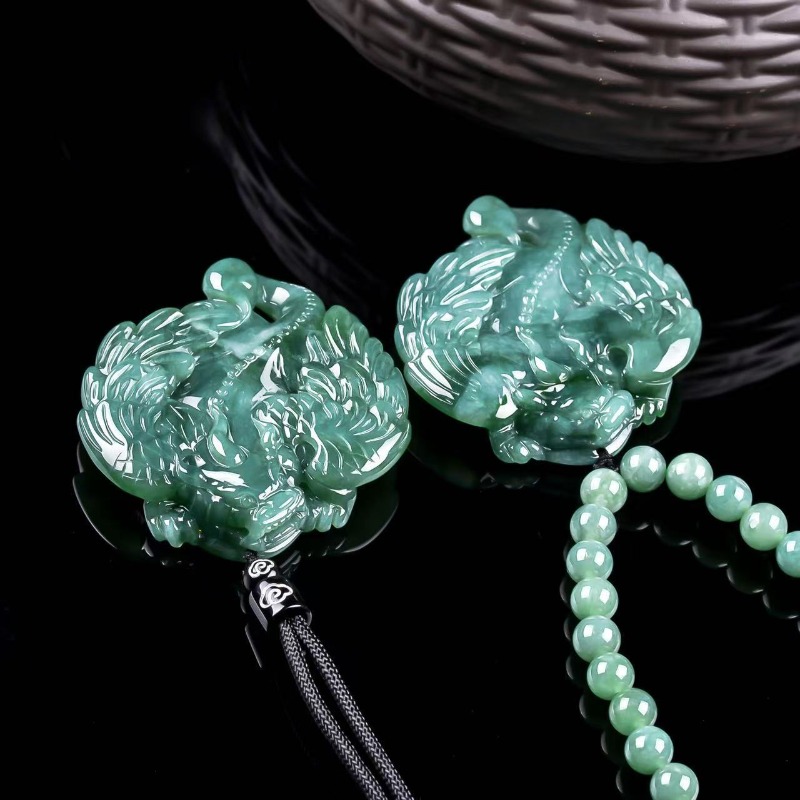 Natural Real Emerald Blue Wate - đánh giá và giá Necklaces