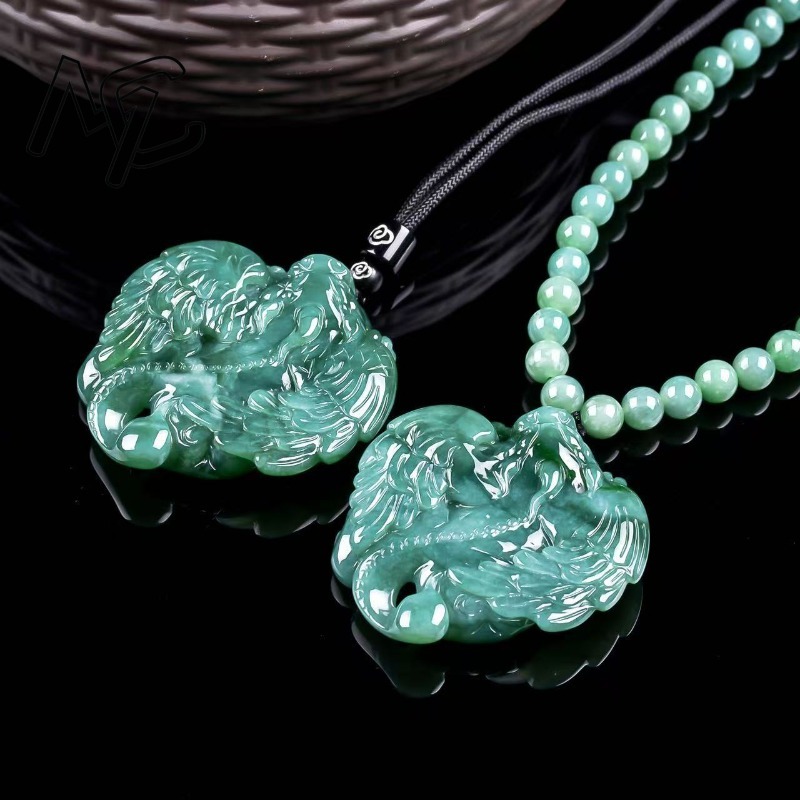 Natural Real Emerald Blue Wate - đánh giá và giá Necklaces