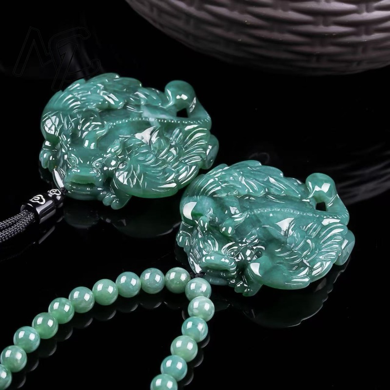 Natural Real Emerald Blue Wate - đánh giá và giá Necklaces