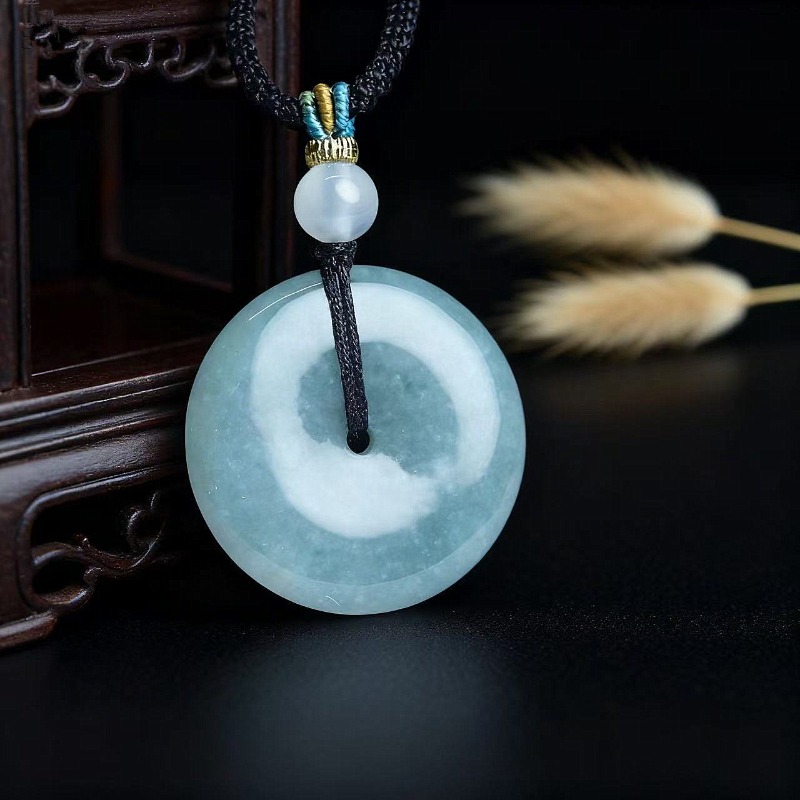 New Real Natural Jade Donut Pi - đánh giá và giá Necklaces