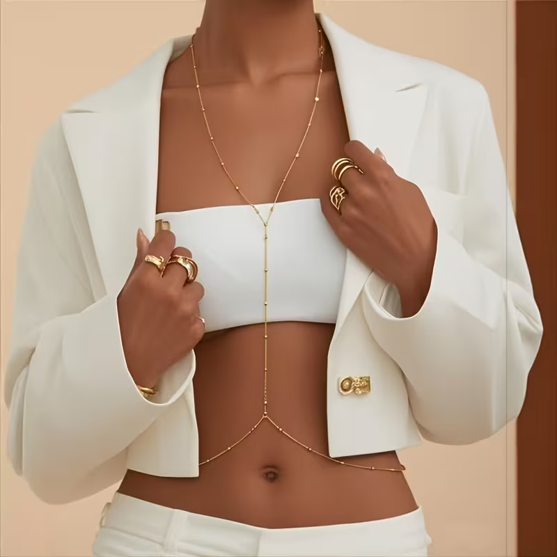 Fashion Simple Bead Chain Bohe - đánh giá và giá Body Jewelry