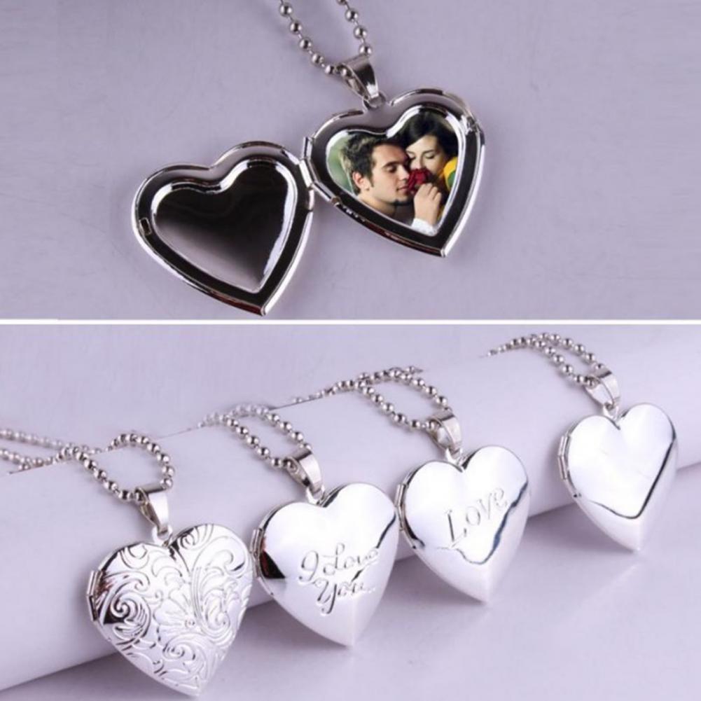 Photo Necklace Openable Photo  - đánh giá và giá Heart Locket Necklace Photo