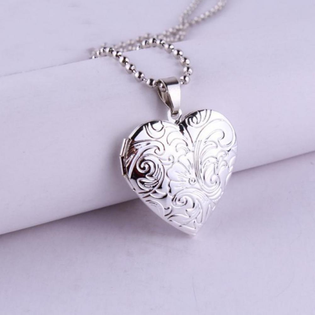 Photo Necklace Openable Photo  - đánh giá và giá Heart Locket Necklace Photo