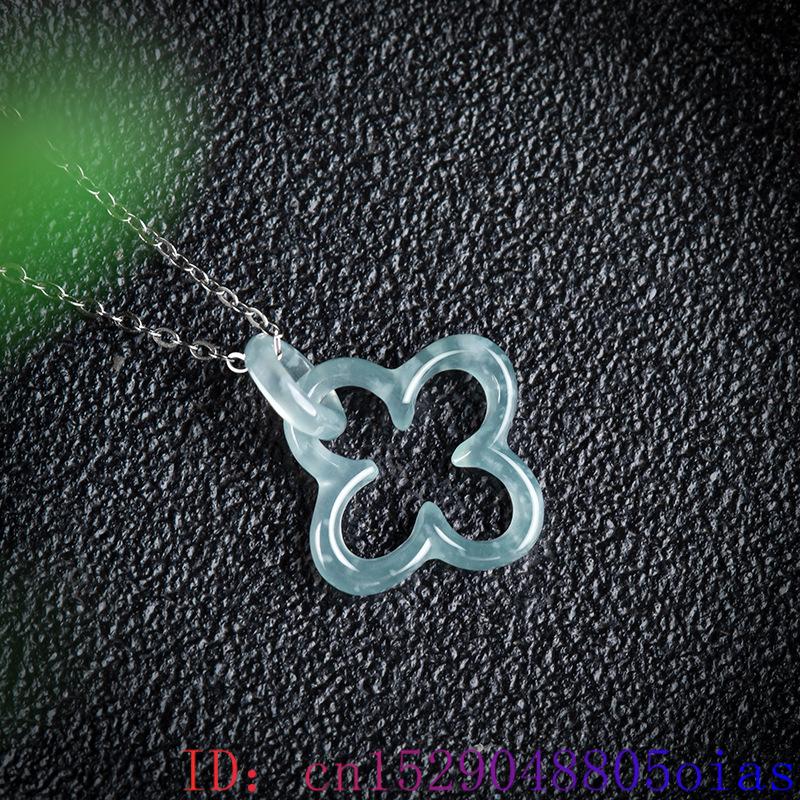 Blue Myanmar Jadeite Four Leaf - đánh giá và giá Necklaces