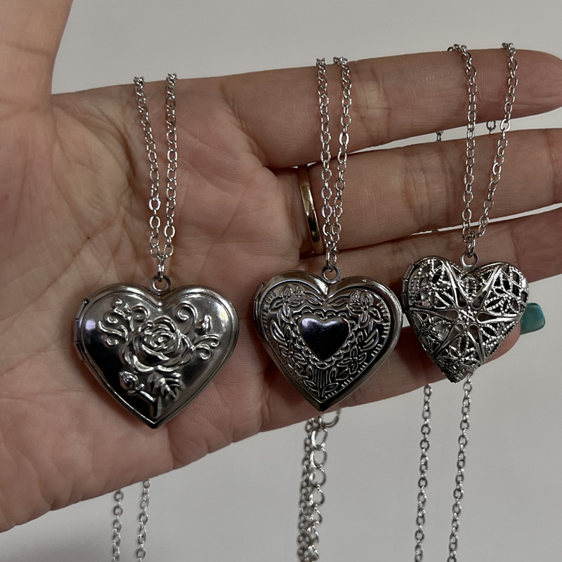 Heart Photo Frame Pendant Neck - đánh giá và giá Heart Locket Necklace Photo
