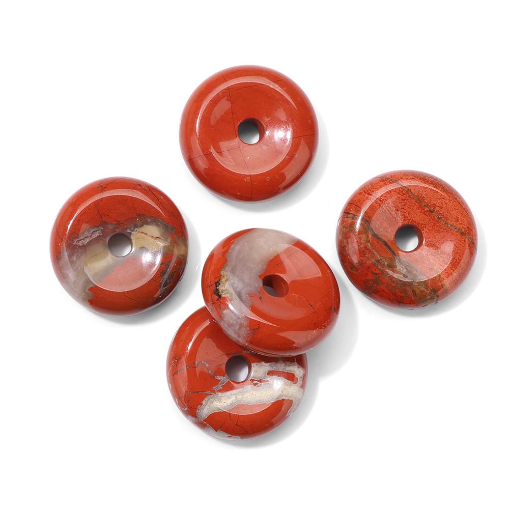 1pc 25MM Circle Donut for Neck - đánh giá và giá Crystal Pendant Necklace Natural Stone